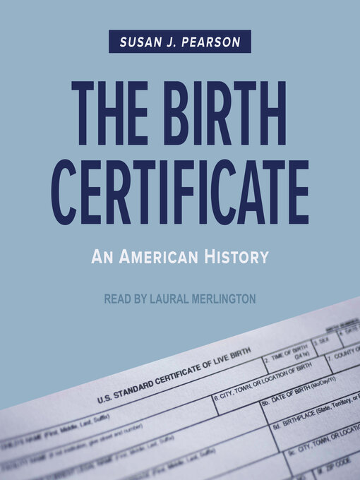 Title details for The Birth Certificate by Susan J. Pearson - Available